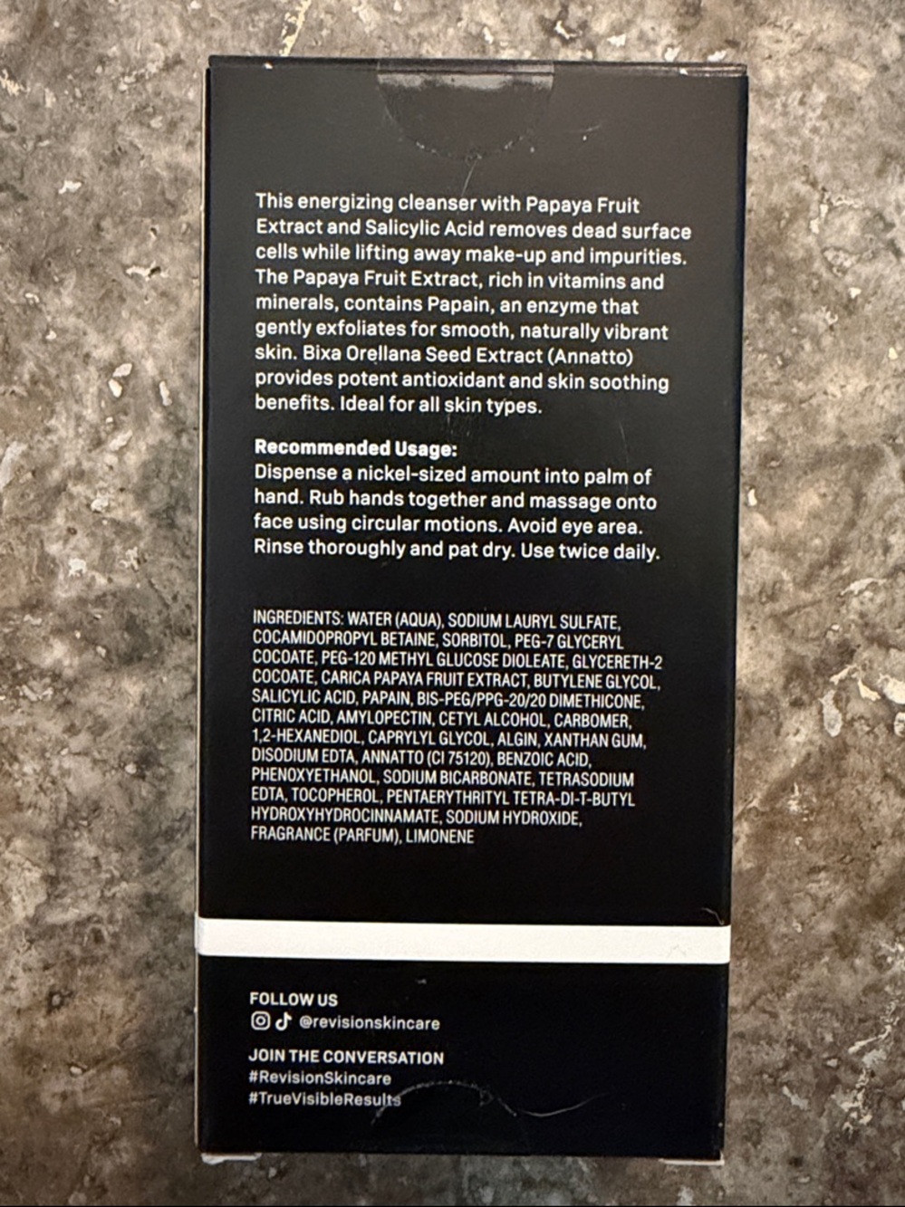 Revision Skincare Papaya Enzyme Cleanser — Black - Picture 2 of 2